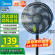 美的（Midea）【超級單品】七葉輕音立式電風扇家用柔風落地扇臺式桌面小型風扇大風量節(jié)能搖頭宿舍電扇 SAF30AB