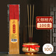 福澤天下 無(wú)煙檀香竹簽香佛香供香供奉觀(guān)音財神線(xiàn)香貢香100克                        