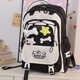 史努比（SNOOPY）痛包ins初中高中學(xué)生書(shū)包女可愛(ài)少女百搭大容量雙肩包背包 黑色
