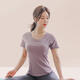 瑜伽少女瑜伽服女夏薄款高級感專(zhuān)業(yè)跑步運動(dòng)套裝速干時(shí)尚仙氣健身服 單件上衣 (留言顏色) M (95-110斤)