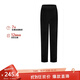 莫斯奇諾（moschino）女士棉質(zhì)休閑長(cháng)褲 Z A4326 9030 黑色 S禮物送女生