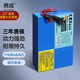 攜成電動(dòng)電瓶電池 車(chē)頭橫梁掛包折疊代駕外賣(mài)車(chē)尾架電池 52v鋰電池 36v25ah送充電器