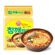 不倒翁韓國進(jìn)口不倒翁拉面泡面速食面辣味115g*4袋芝麻雞蛋夜宵方便食品 芝麻拉面115g*4袋