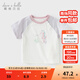 戴維貝拉（DAVE＆BELLA）女童短袖t恤純棉兒童上衣2025新款夏裝女寶寶打底衫小童套頭衫 海洋世界【現貨】 100 cm（建議身高90-100cm）