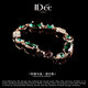 IDee  CREATIVE IDER FOR YOU法國IDee綠色時(shí)尚手鏈女 輕奢氣質(zhì)款腕飾高檔飾品配飾生日禮物 綠色  鏈長(cháng)18.5+5cm 寬1cm