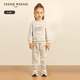 Teenie Weenie  Kids小熊童裝秋季款女寶寶休閑百搭衛衣衛褲兩件套 花灰色 100 cm