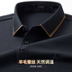 杉杉【羊毛蠶絲】長(cháng)袖T恤男裝翻領(lǐng)春季商務(wù)休閑親膚柔軟舒適彈力上衣