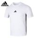 阿迪達(dá)斯 （adidas）純棉透氣舒適跑步健身運(yùn)動服青年簡約上衣T恤半袖 JY8563 A/L碼