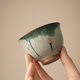 兮元記哥窯純手繪茶杯泡茶杯單個(gè)家用陶瓷主人杯個(gè)人專(zhuān)用品茗杯子茶盞 哥窯手繪荷花碗杯【簡(jiǎn)裝】