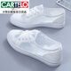 卡帝樂鱷魚（CARTELO）小白鞋2025夏季女鞋網(wǎng)面透氣網(wǎng)鞋百搭薄款配裙子鏤空板鞋女士新品 白色 39