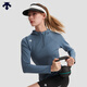迪桑特 WOMEN’S TRAINING  女士 半拉鏈 連帽衛(wèi)衣 DB-DARK BLUE L (170/88A)