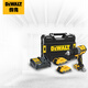 得偉（DEWALT）20V無(wú)線(xiàn)鋰電鉆無(wú)刷緊湊沖擊鉆2.0Ah雙電池套裝DCD805D2T-A9