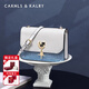 CAKNLS&KALRY輕奢包包女款2025年單肩包斜挎女包奢侈品牌生日禮物送女友老婆 天藍色 禮盒裝