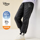迪士尼（DISNEY）童裝兒童女童羽絨長(cháng)褲梭織束腳運動(dòng)保暖褲子23冬DB341ME24碳110