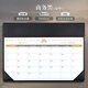 梵佳2025年大班桌面日歷皮質(zhì)記事臺歷工作日歷墊簡約記事擺件商務辦公大格子月歷企業(yè)廣告定制LOGO 8004-商務黑（日期25年1月—12月）