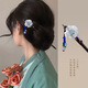 巧丂 古風(fēng)發(fā)簪流蘇步搖木簪女仿黑檀木盤發(fā)漢服配飾古裝發(fā)釵520禮物 云水棠+盒子