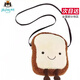 JELLYCAT英國(guó)趣味吐司包包柔軟可愛(ài)毛絨玩具玩偶斜挎包女生禮 吐司斜挎包 吐司斜挎包