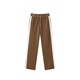 太平鳥(niǎo)女裝冬季拼色針織褲A3GBD4644 棕色 XL