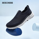 斯凱奇男鞋GOWALK6一腳蹬健步鞋緩震透氣網(wǎng)面懶人鞋216267 海軍藍色