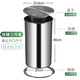 帝梵嵌入式垃圾桶臺面蓋子430不銹鋼搖蓋機場(chǎng)餐飲酒店衛生間方形圓形 Y-12L-304中號銀蓋（三件套）