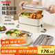 飯盒上班族小學(xué)生316L不銹鋼多層分隔便當(dāng)盒帶飯餐盤T5309+Z5069