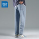 真維斯男裝港風(fēng)直筒牛仔褲秋季新品青年男士牛仔褲男款褲子LY 淺藍色2520 2XL 180/88A