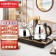 金灶（KAMJOVE） 自動上水電磁爐全智能茶具電茶爐茶臺燒水壺電磁泡茶壺?zé)髯詣由纤?Q9 1L 黑色