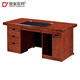 東業(yè)家具 簡(jiǎn)約辦公桌主管桌胡桃木皮經(jīng)理寫(xiě)字臺電腦桌 1.4米辦公桌