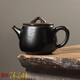 麟鵬加佳 陳為椿窯變建盞茶壺家用陶瓷純手工功夫茶具泡茶壺單壺高端收藏 星空天目四海壺-陳為椿