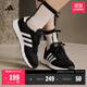 adidas RUN 60s 2.0復(fù)古休閑舒適跑步鞋男女阿迪達斯官方輕運動   黑/白   42