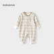 babylove嬰兒連體衣春秋季男女寶寶哈衣爬服保暖衣服家居睡衣春裝