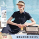 HAZZYS哈吉斯女裝 2025夏季新款女士【PHIZ系列】寬松下擺POLO連衣裙女 藏青色NV L (165/88A 40)