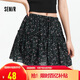森馬（Semir）半身裙女碎花雪紡俏皮森系2025夏季設(shè)計感木耳邊蓬蓬109325120001