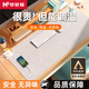 夢多福加熱桌墊暖桌墊加長加大桌面鼠標(biāo)發(fā)熱桌墊寫字臺辦公桌電熱加熱墊 棉麻款淺灰 定時(shí)關(guān)機(jī)+安全無異味 60X36CM丨35-60度無極調(diào)溫