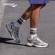 Saucony索康尼2K PRM電子表男女復(fù)古休閑鞋情侶經(jīng)典運動鞋灰銀42