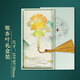獅洛德 書(shū)簽開(kāi)學(xué)禮物金屬中國風(fēng)書(shū)簽教師節禮物送老師禮盒款 銀杏葉