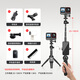 云騰適用山狗A13運(yùn)動(dòng)相機(jī)三腳架a11 a10 a9pro a8 a7記錄儀自拍桿vog手持落地支架 適用山狗相機(jī)系列自拍桿+監(jiān)視夾+補(bǔ)光燈