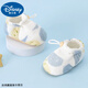 迪士尼（Disney）嬰幼兒鞋襪春秋季男女寶寶兒童室內(nèi)軟底學(xué)步鞋透氣防滑防掉護(hù)腳 笑臉-柔軟鞋 12cm 建議6-12個(gè)月