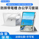 MAGUS適用ipadair7/air6保護殼2025款M3/M2芯片保護套13英寸全包防摔帶筆槽透明旋轉鋼化膜觸控筆套裝灰