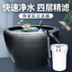 HASE陶瓷魚缸過濾器陶瓷缸過濾桶金魚缸圓形魚缸過濾器外置 Y-50過濾桶（直徑50CM以內(nèi)缸）