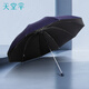 天堂傘加大加固十骨雨傘抗風(fēng)拒水雙人雨傘折疊晴雨兩用傘男女生 33188E黑膠