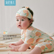 湯尼倍兒新生兒護(hù)囟門(mén)帽子純棉0-3-6月初生嬰兒胎帽夏季紗布套頭空頂帽 橘橘樂(lè)0-3個(gè)月(帽圍38cm) 可根據(jù)寶寶頭圍選擇
