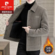 皮爾卡丹（pierre cardin）2025秋冬季新款棉衣服男士外套中青年保暖加厚呢子夾克男 卡其色 79906加棉加厚 2XL (140斤-160斤)