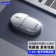 阿斯盾F01鼠標(biāo)藍(lán)牙無(wú)線2.4G雙模透明鼠標(biāo)家用辦公可充電式電腦筆記本靜音白光高顏值女生g04推薦晶透白