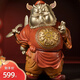 銅師傅 銅鐘馗擺件《鐘馗送?！?家居工藝品 裝飾辦公桌擺件 創(chuàng  )意禮物