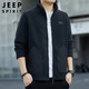 JEEP SPIRIT吉普外套男裝春秋季男士開衫衛(wèi)衣男寬松休閑潮牌搖粒絨衣服
