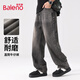 班尼路（Baleno）牛仔褲男春季簡(jiǎn)約時(shí)尚小眾男生褲子休閑運(yùn)動(dòng)百搭復(fù)古潮牌青年長(zhǎng)褲