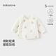 babylove嬰幼兒棉服上衣秋冬夾棉保暖新生兒和尚服寶寶長袖衣服冬日印記 冬日印記 66 cm