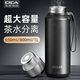 cica保溫杯男士大容量高顏值茶水分離燜泡茶杯學(xué)生水杯子2025新款 黑色 1500ml （長(zhǎng)效保溫+帶茶隔)