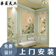 華匠天工法式復古輕奢壁紙宮廷風(fēng)臥室床頭壁畫(huà)石膏線(xiàn)背景墻紙歐式荷花墻布 量大價(jià)格可談加急發(fā)貨可空運開(kāi)票